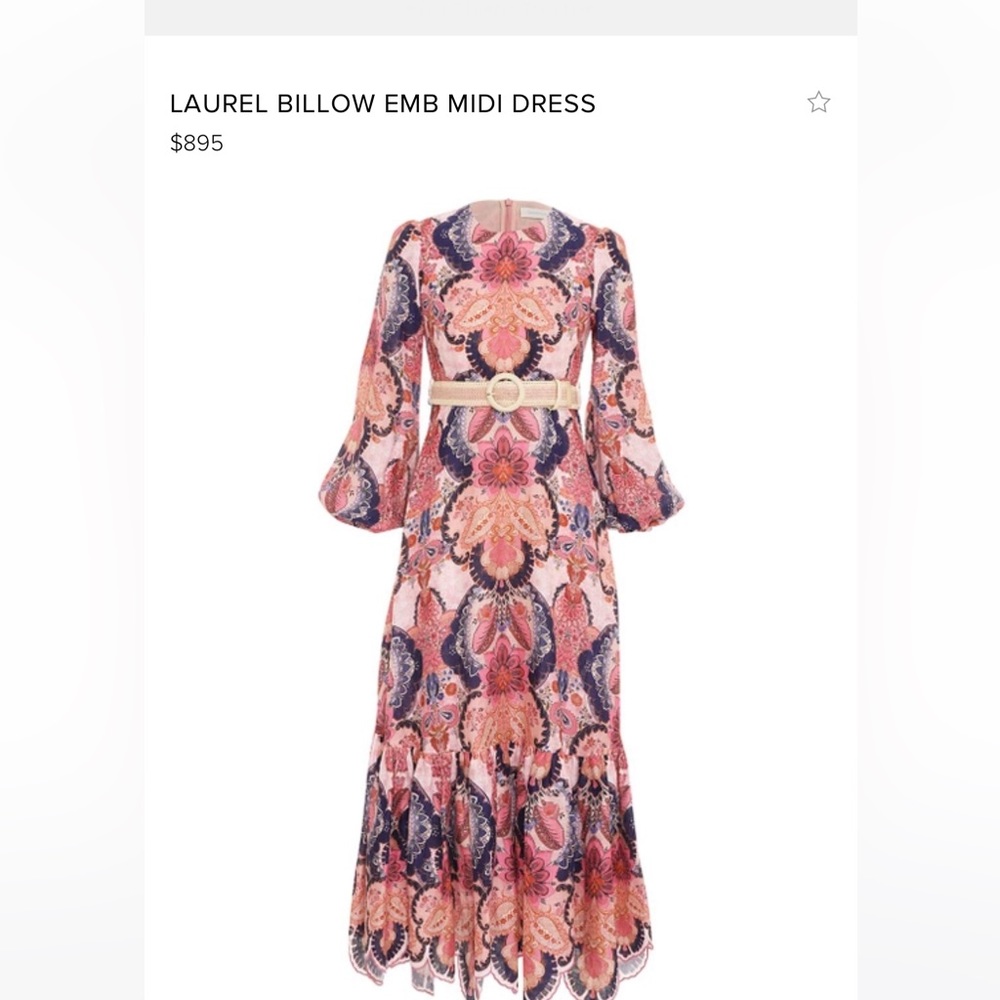 Barely  Zimmerman Billow Maxi Dress Resort 2023